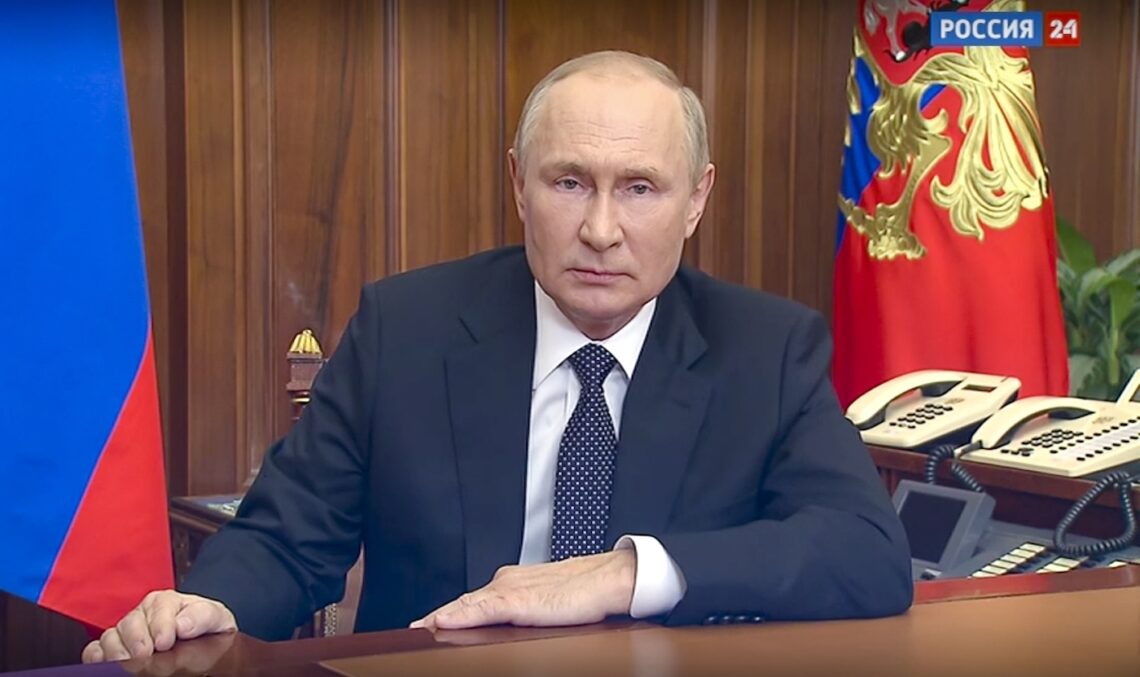Vladimir Putin.  Foto: Servicio de Prensa de la Presidencia de Rusia (vía AP)