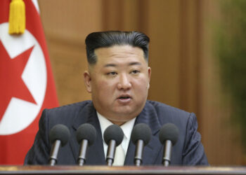 Líder norcoreano, Kim Jong Un. Foto: Agencia Central de Noticias de Corea | Servicio de prensa de Corea (via AP)