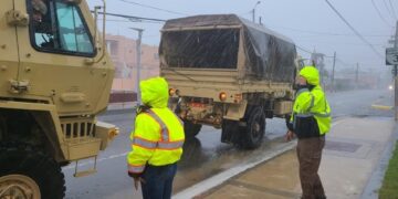 Brigadas de la Guardia Nacional en Salinas. (Foto suministrada)