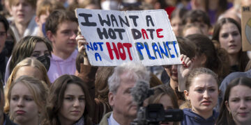 Manifestación contra el cambio climático en Berlín. Foto: Monika Skolimowska / AP)