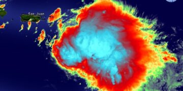 Imagen de radar de Hurricane Center PR