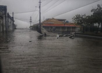 Inundación en la Playa de Ponce el 18 de septiembre de 2022. Foto: Municipio de Ponce