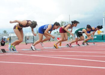 Evento femenino de las Justas de Atletismo LAI. Foto suministrada