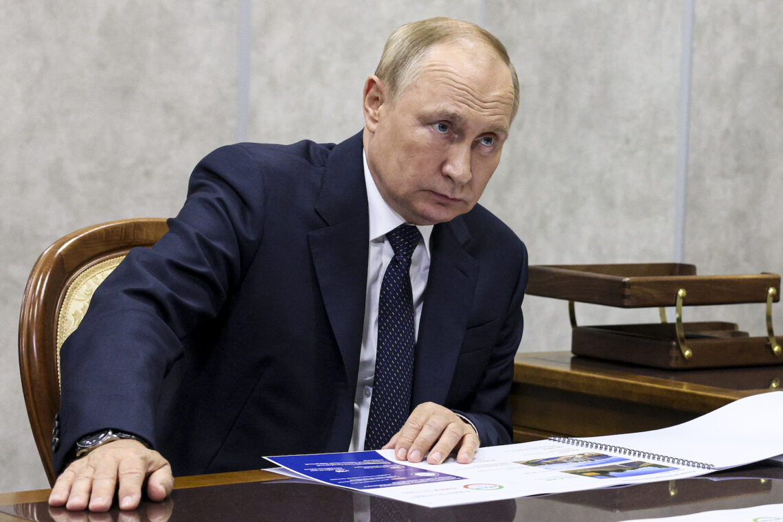 El presidente ruso Vladimir Putin. Foto compartida del Kremlin vía (AP)
