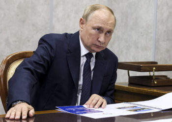 El presidente ruso Vladimir Putin. Foto compartida del Kremlin vía (AP)