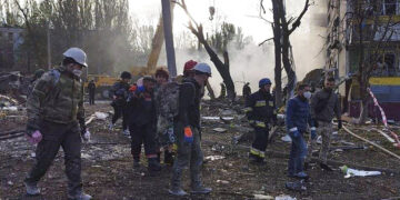 Foto: Servicio Ucraniano de Emergencias vía AP