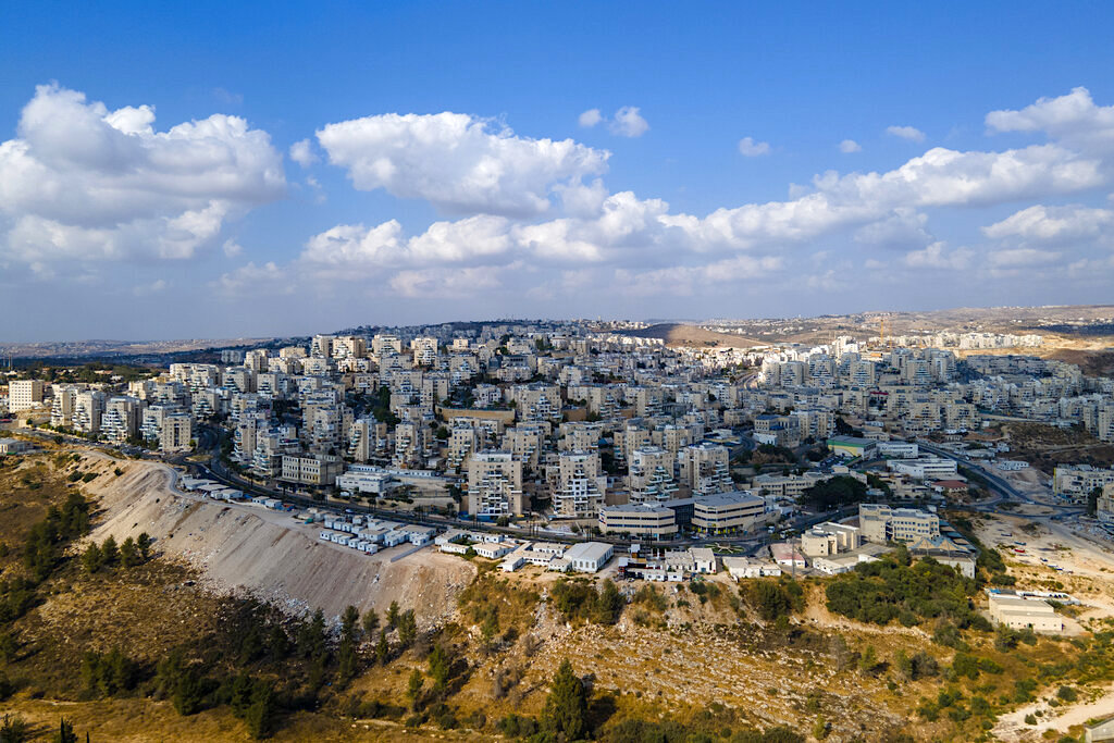 Vista de la colonia judía de Modiin Ilit , en Cisjordania. Foto: Ariel Schalit | AP