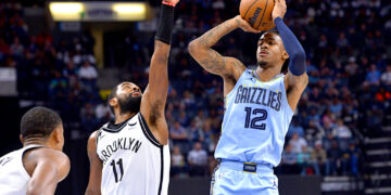El base de los Grizzlies de Memphis Ja Morant. Foto: Brandon Dill | AP