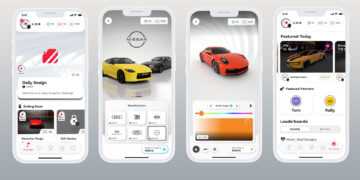 La aplicación permite configurar un auto en imágenes 3D de alta resolución.