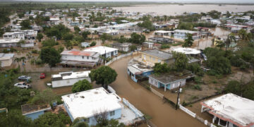 Inundación en la Playa de Salinas debido al huracán Fiona. (Foto: Alejandro Granadillo / AP, archivo)