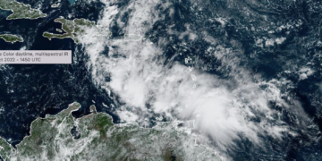 Imagen del radar. Foto: CNH
