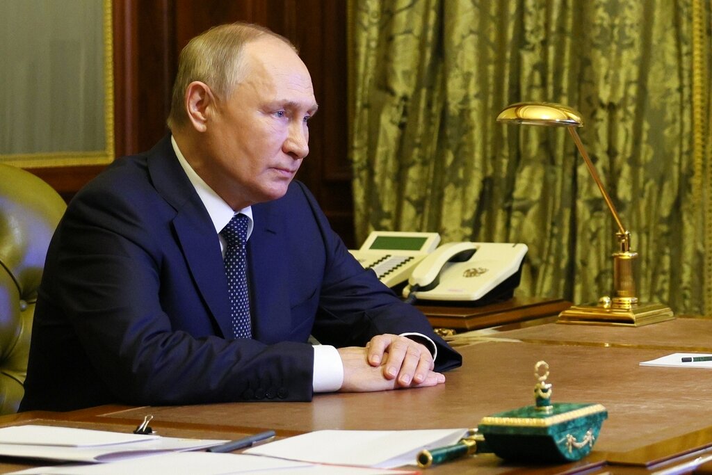 Vladimir Putin. Foto: Gavriil Grigorov, Sputnik, Kremlin Pool vía AP