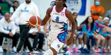 Asia Taylor, de las Explosivas de Moca. Foto: Shot Clock Sports (archivo)