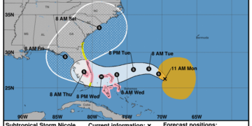 Mapa NOAA
