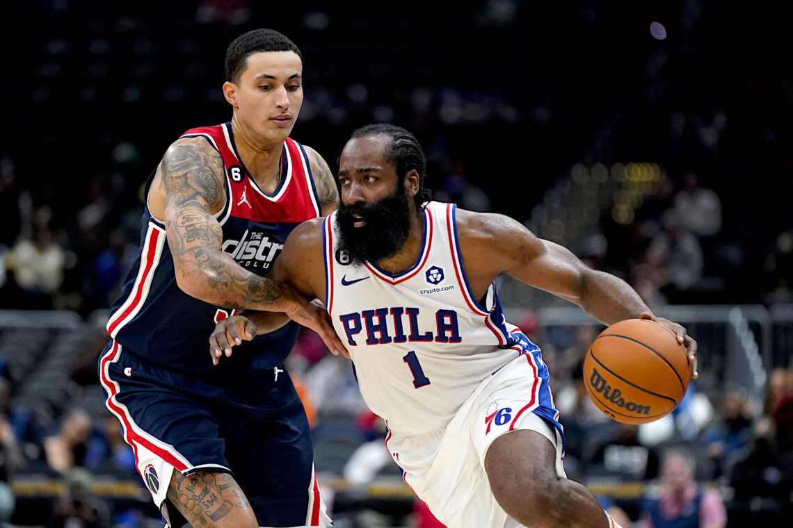 James Harden de los 76ers de Filadelfia. Foto: Patrick Semansky | AP