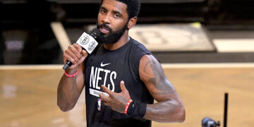 Kyrie Irving, de los Nets de Brooklyn. Foto: Frank Franklin II | AP