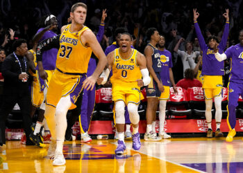 Matt Ryan, alero de los Lakers de Los Ángeles. Foto: Mark J. Terrill | AP