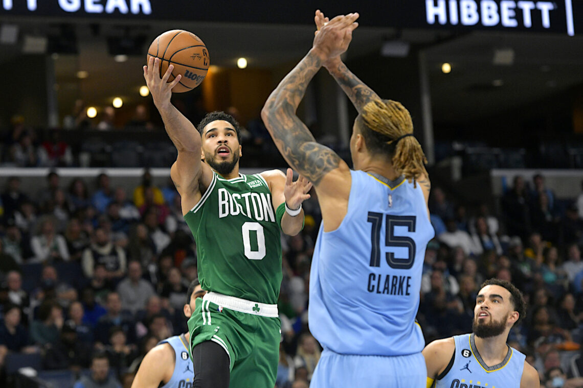 Jayson Tatum, alero de los Celtics de Boston. Foto: Brandon Dill | AP