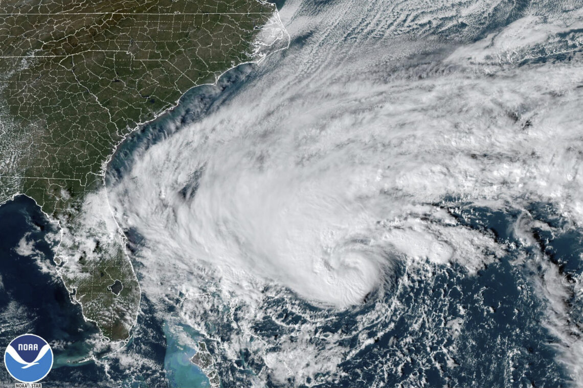 Imagen de satélite: NOAA (vía AP)