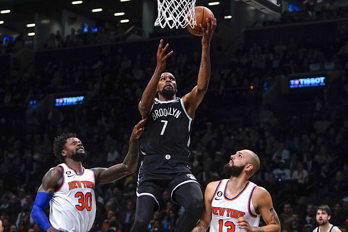 Kevin Durant, de los Nets de Brooklyn. (Foto: Frank Franklin II | AP)