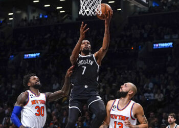 Kevin Durant, de los Nets de Brooklyn. (Foto: Frank Franklin II | AP)