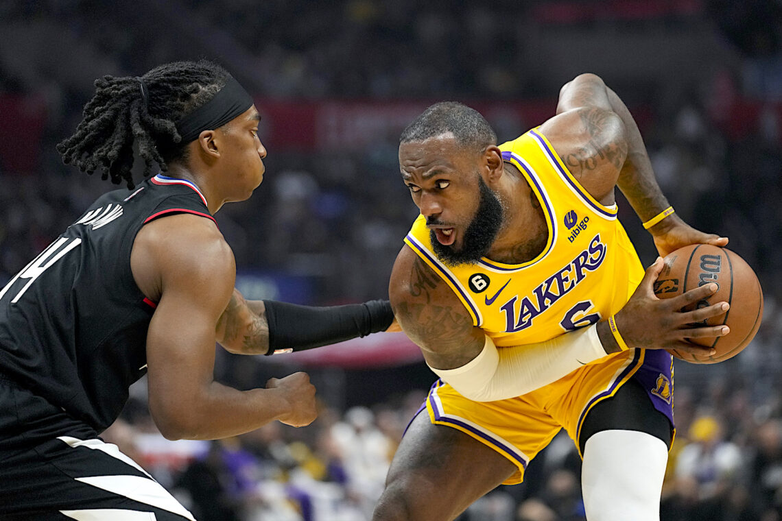 LeBron James, de los Lakers de Los Ángeles. Foto: Mark J. Terrill | AP