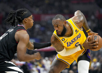 LeBron James, de los Lakers de Los Ángeles. Foto: Mark J. Terrill | AP