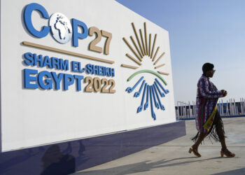 La cumbre climática de Naciones Unidas, COP27, de desarrolla en Sharm el-Sheikh, Egipto. (Foto: Peter Dejong / AP)