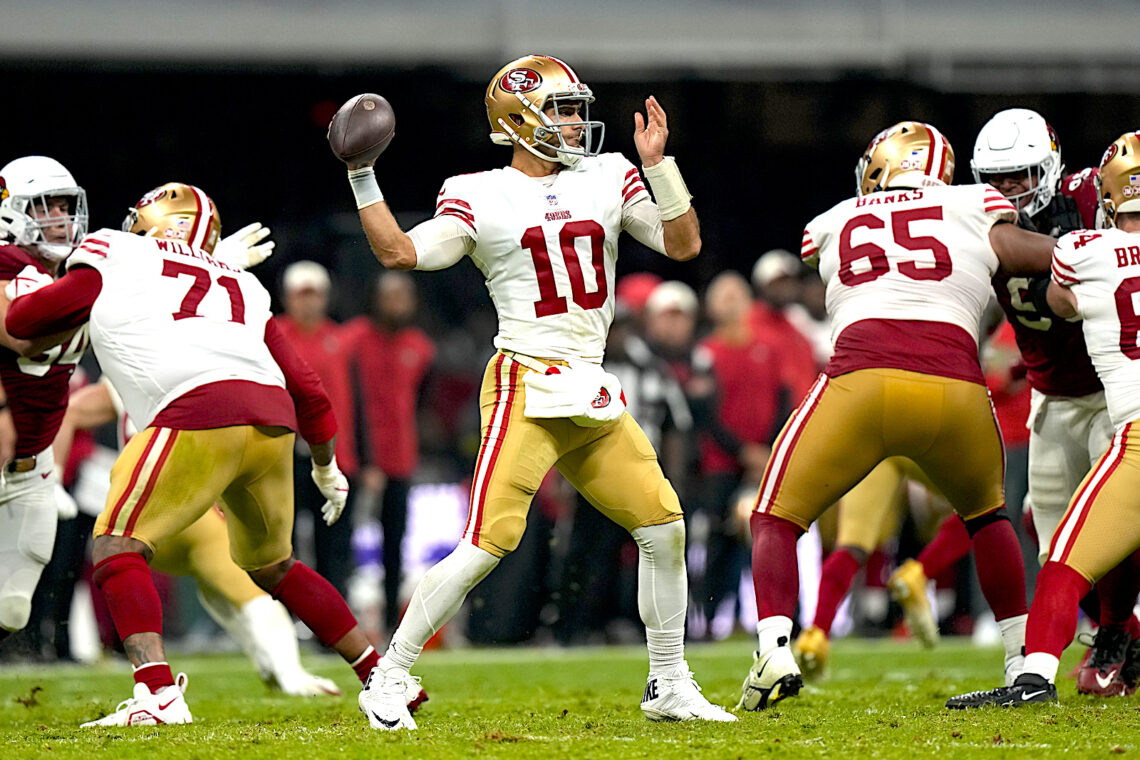 El quarterback de los 49ers de San Francisco Jimmy Garoppolo. (Foto: Fernando Llano | AP)