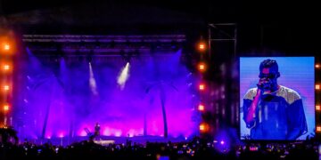 Concierto de Bad Bunny en Paraguay. Foto: EFE/Nathalia Aguilar