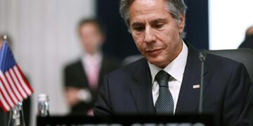 Secretario de Estado de EE.UU., Antony Blinken. Foto: EFE/EPA/ROBERT GHEMENT