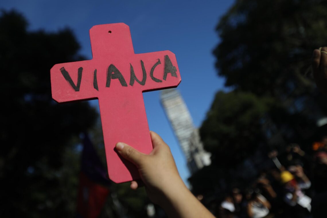 Marcha del Día Internacional de la Eliminación de la Violencia contra la Mujer en Ciudad de México. (Foto: Sáshenka Gutiérrez / EFE)