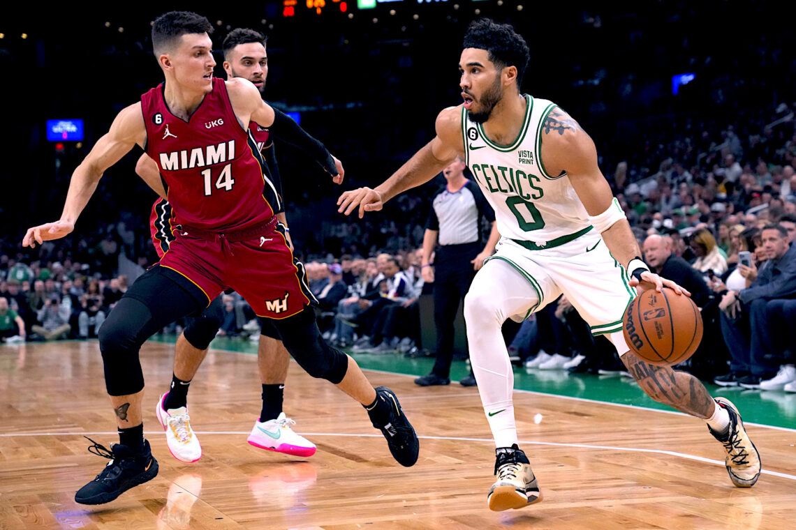 El alero de los Celtics de Boston, Jayson Tatum. (Foto: Charles Krupa | AP)