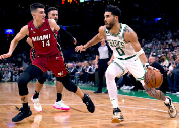 El alero de los Celtics de Boston, Jayson Tatum. (Foto: Charles Krupa | AP)