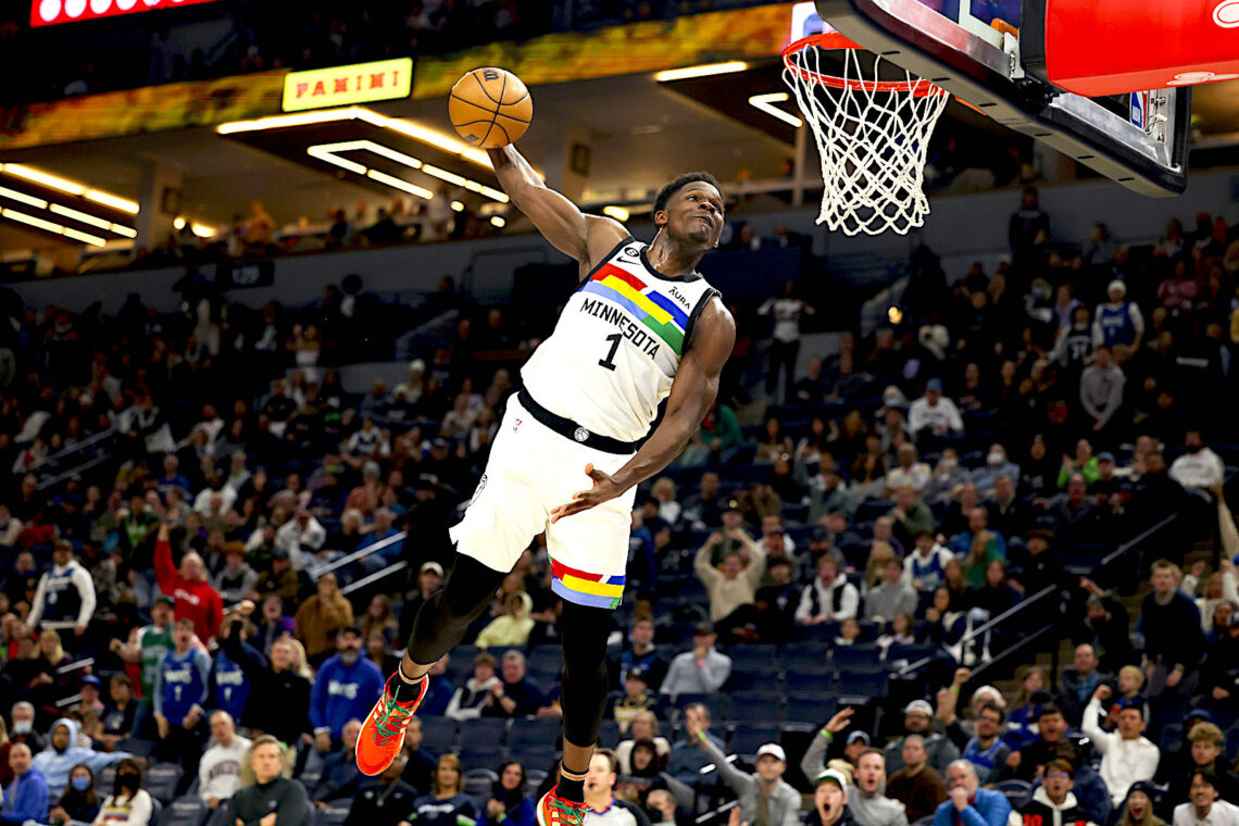 El base de los Timberwolves de Minnesota, Anthony Edwards. (Foto: Stacy Bengs | AP)
