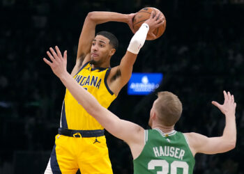 Tyrese Haliburton, base de los Pacers de Indiana. (Foto: Charles Krupa | AP)