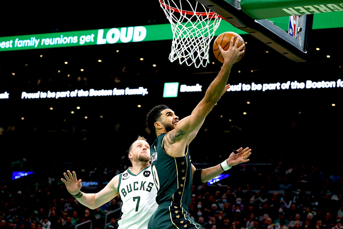 Jayson Tatum, de los Boston Celtics. Foto: Mary Schwalm | AP