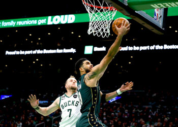 Jayson Tatum, de los Boston Celtics. Foto: Mary Schwalm | AP