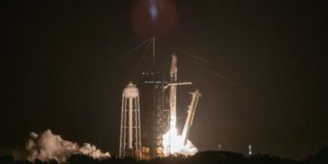 Fotografía de archivo del cohete Falcon 9. EFE/EPA/CRISTOBAL HERRERA-ULASHKEVICH