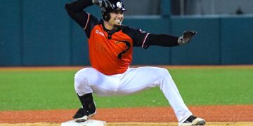 Foto: JC Escarra, de los Leones de Ponce. (Foto: LBPRC Media)