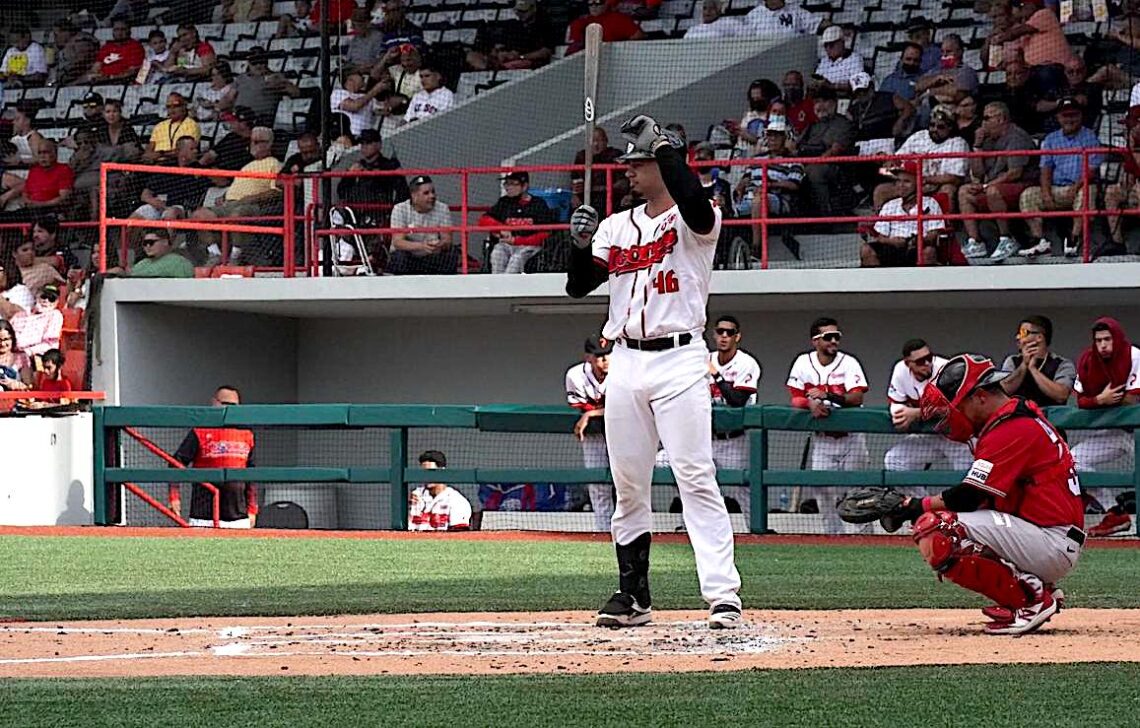 JC Escarra, de los Leones de Ponce. (Foto: LBPRC Media)