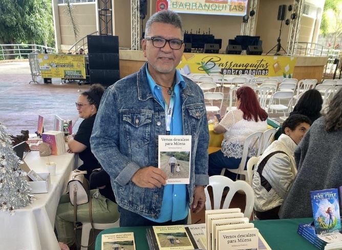 Rafael “Felo” Martínez, autor de "Versos Descalzos para Milena". Foto suministrada