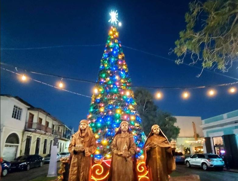 Árbol de Navidad de San Germán. Foto suministrada