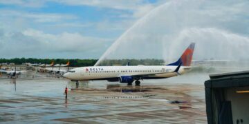 Avión de Delta. (Foto suministrada)