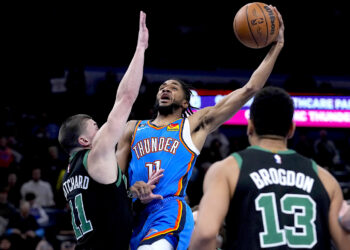 El base del Thunder de Oklahoma City, Isaiah Joe. (Foto: Sue Ogrocki | AP)