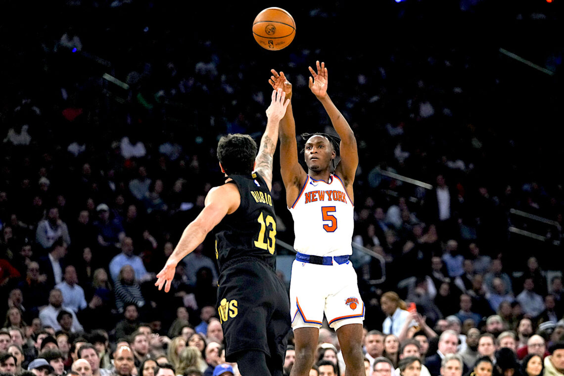Immanuel Quickley, de los Knicks de Nueva York. (Foto: Frank Franklin II | AP)