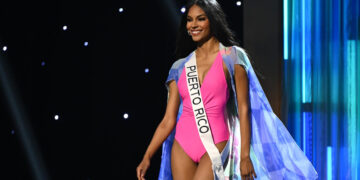 Ashley Ann Cariño Barreto, representante de Puerto Rico en Miss Universo 2022. (Foto: EFE / Benjamin Askinas / Miss Universe)