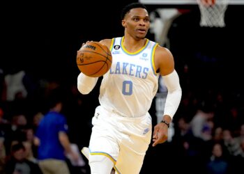 Russell Westbrook, de los Lakers de Los Ángeles. (Foto: Frank Franklin II | AP, archivo)