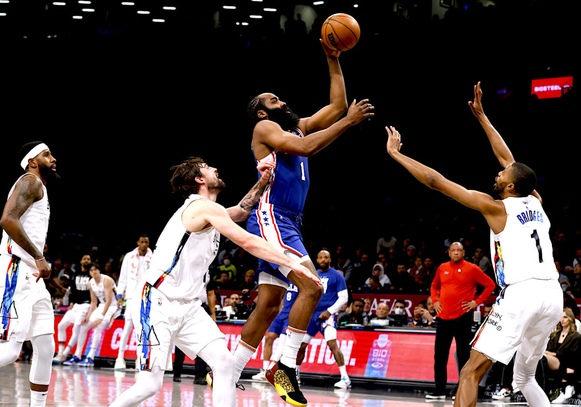 James Harden, de los 76ers de Filadelfia. (Foto: Jason DeCrow | AP)