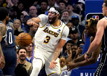 Anthony Davis, alero de los Lakers de Los Ángeles. (Foto: LM Otero | AP)